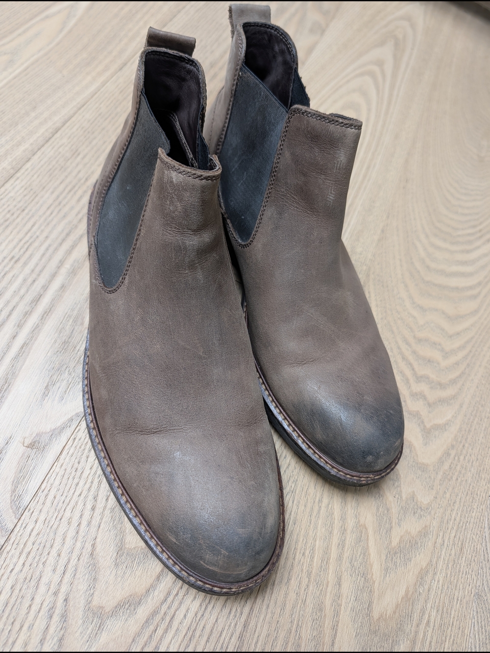 ECCO Brown Leather Chelsea Boots Men's US 10-10.5 EU 44 Comfort
